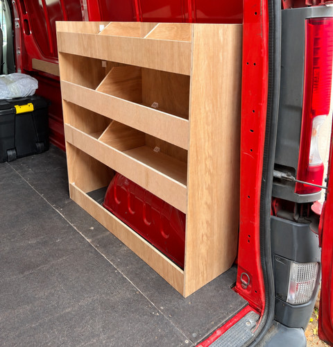 Van racking shelving - racking, ply