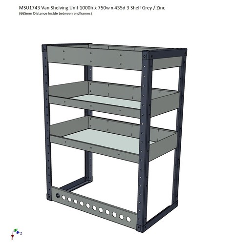 Metrax van racking - van,